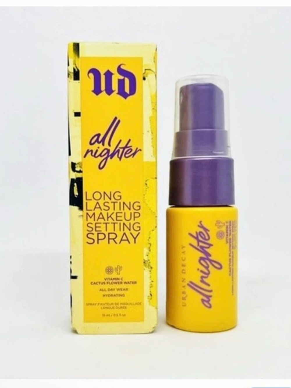 Urban Decay All Nighter Vitamin C Hydrating Setting Spray Yellow